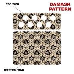Best Pirce 😍 Bars CHOOSE YOUR PATTERN - Counter Caddies™ - 12 INCH STRAIGHT UNIT W/ K-Cup Holes 👏 -Bars Shop 12in caddy k pattern design damask 800x