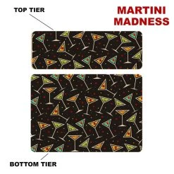 Top 10 🌟 Bars CHOOSE YOUR PATTERN - Counter Caddies™ - 12 INCH STRAIGHT UNIT 🛒 -Bars Shop 12in caddy pattern design martini madness 800x