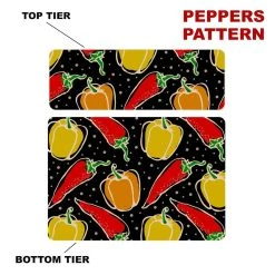 Top 10 🌟 Bars CHOOSE YOUR PATTERN - Counter Caddies™ - 12 INCH STRAIGHT UNIT 🛒 -Bars Shop 12in caddy pattern design peppers pattern 800x