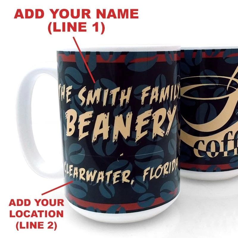 Brand new 🌟 Bars CUSTOMIZABLE 15 Ounce Coffee Mug - ADD YOUR NAME - Beanery Theme 🛒 4 Brand new 🌟 Bars CUSTOMIZABLE 15 Ounce Coffee Mug - ADD YOUR NAME - Beanery Theme 🛒 - Image 2