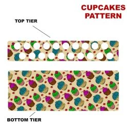 Cheapest 🛒 Bars CHOOSE YOUR PATTERN - Counter Caddies™ - 24 INCH STRAIGHT UNIT W/ K-Cup Holes 💯 -Bars Shop 24in caddy k pattern cupcakes 8e9d691a 90f4 4112 be37 eeed0c8fc3df 800x
