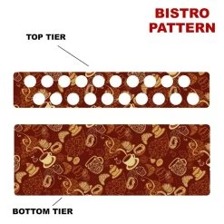 Cheapest 🛒 Bars CHOOSE YOUR PATTERN - Counter Caddies™ - 24 INCH STRAIGHT UNIT W/ K-Cup Holes 💯 -Bars Shop 24in caddy k pattern design bistro 6b322632 acb5 421a a4ef 1e7422258012 800x
