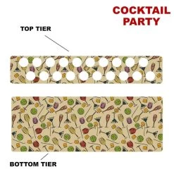 Cheapest 🛒 Bars CHOOSE YOUR PATTERN - Counter Caddies™ - 24 INCH STRAIGHT UNIT W/ K-Cup Holes 💯 -Bars Shop 24in caddy k pattern design cocktail party 7fa6e49b 81d3 4707 bbd0 fbe176b978ad 800x