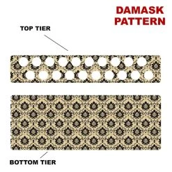 Cheapest 🛒 Bars CHOOSE YOUR PATTERN - Counter Caddies™ - 24 INCH STRAIGHT UNIT W/ K-Cup Holes 💯 -Bars Shop 24in caddy k pattern design damask b6497ca3 91cc 49a4 a250 4ca5e83d64b4 800x