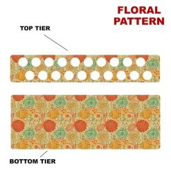 Cheapest 🛒 Bars CHOOSE YOUR PATTERN - Counter Caddies™ - 24 INCH STRAIGHT UNIT W/ K-Cup Holes 💯 -Bars Shop 24in caddy k pattern design floral c9d10fcb c42e 4555 88c3 43eaf8746878 800x