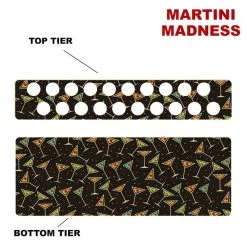 Cheapest 🛒 Bars CHOOSE YOUR PATTERN - Counter Caddies™ - 24 INCH STRAIGHT UNIT W/ K-Cup Holes 💯 -Bars Shop 24in caddy k pattern design martini madness ff622222 6196 4b11 b322 391433e62713 800x