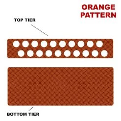 Cheapest 🛒 Bars CHOOSE YOUR PATTERN - Counter Caddies™ - 24 INCH STRAIGHT UNIT W/ K-Cup Holes 💯 -Bars Shop 24in caddy k pattern design orange f3079e45 1dbe 4c19 9f26 766898967679 800x