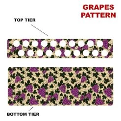 Cheapest 🛒 Bars CHOOSE YOUR PATTERN - Counter Caddies™ - 24 INCH STRAIGHT UNIT W/ K-Cup Holes 💯 -Bars Shop 24in caddy k pattern grapes ed269f2f 6548 4fa1 adaf 94a3af21033c 800x