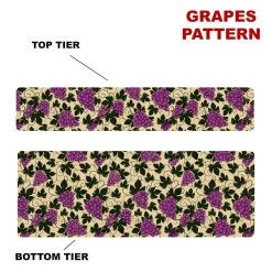 Outlet ⭐ Bars CHOOSE YOUR PATTERN - Counter Caddies™ - 24 INCH STRAIGHT UNIT ⌛ -Bars Shop 24in caddy pattern grapes 800x