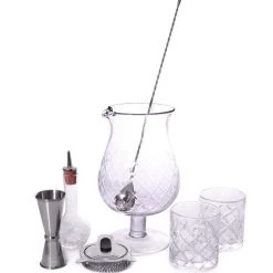 New 🔥 Bars BarConic® Stemmed Bar Kit W/44 Oz Mixing Glass - Diamond ❤️