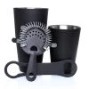 New 🔔 Bars Bar Set With 18oz Shaker Tin And V-Rod® Opener - 4 Piece Black Grip 🔥 -Bars Shop 4pc black grip v rod bar set 18oz shaker 8 800x