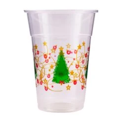 Best deal 😍 Bars 20 Ct ❄ Christmas Tree Plastic Cups - 16 Ounce 🎉
