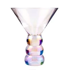 Promo 🥰 Bars 7 Ounce - Martini Glass Iridescent 🧨