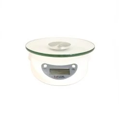 Coupon 😉 Bars Digital Glass Top Kitchen Scale - White 😍