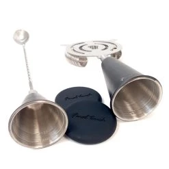 Outlet 🔔 Bars Final Touch Spoon & Strainer With Built-In Jiggers Set 🧨 -Bars Shop STR JIG SP 2 800x