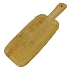 New 🤩 Bars Bamboo Cutting Paddle - With Juice Border - Mini 🧨