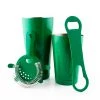 Best reviews of 🔥 Bars 4 Piece Set W/ V-Rod® - Emerald Green ✨ -Bars Shop bar set emerald green clean 800x