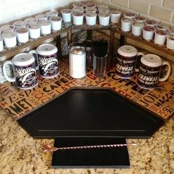 Discount 🔥 Bars Counter Caddies™ - BARISTA Theme - CORNER Shelf W/ K-CUP Holes 🥰 10 Discount 🔥 Bars Counter Caddies™ - BARISTA Theme - CORNER Shelf W/ K-CUP Holes 🥰 -Bars Shop barista kcup web 2 800x