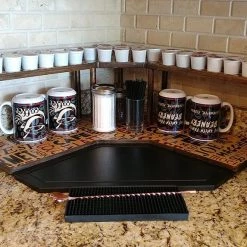 Discount 🔥 Bars Counter Caddies™ - BARISTA Theme - CORNER Shelf W/ K-CUP Holes 🥰 11 Discount 🔥 Bars Counter Caddies™ - BARISTA Theme - CORNER Shelf W/ K-CUP Holes 🥰 -Bars Shop barista kcup web 3 800x