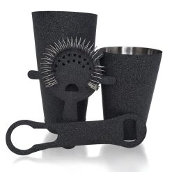 Budget ❤️ Bars BarConic® 4 Piece Bartending Kit W/ V-Rod® - 18oz. Weathered Iron 😉