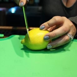 Promo 🤩 Bars San Jamar CBG912GN 9" X 12" X 3/8" Green Saf-T-Grip Cutting Board ❤️ -Bars Shop cb sj gr green cutting board bartender use bpc 800x