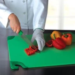 Promo 🤩 Bars San Jamar CBG912GN 9" X 12" X 3/8" Green Saf-T-Grip Cutting Board ❤️ -Bars Shop cb sj gr san jamar cutting board chef 800x