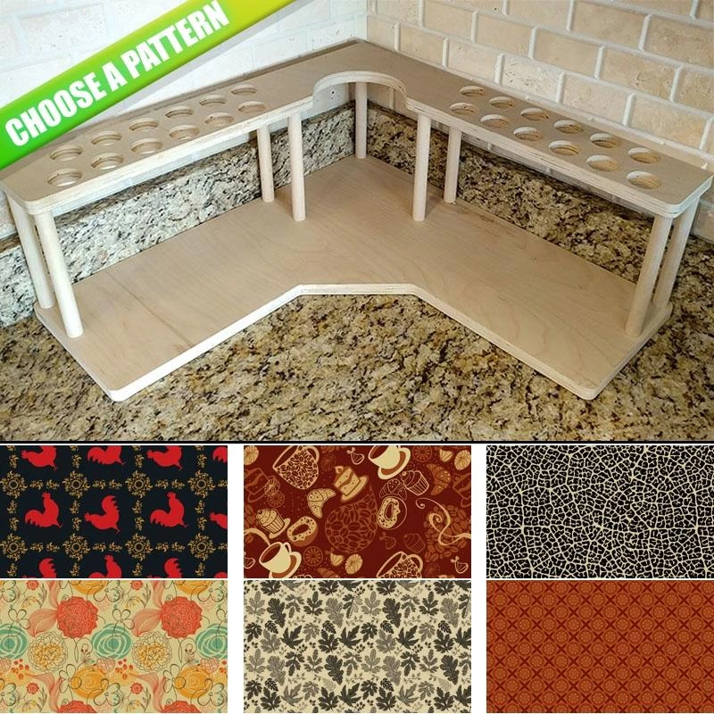 Best reviews of 🔥 Bars CHOOSE YOUR PATTERN - Counter Caddies™ - Corner Unit W/ K-Cup Holes And Trash Can Inset 🔥 3 Best reviews of 🔥 Bars CHOOSE YOUR PATTERN - Counter Caddies™ - Corner Unit W/ K-Cup Holes And Trash Can Inset 🔥