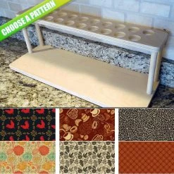 Cheapest π Bars CHOOSE YOUR PATTERN - Counter Caddiesβ’ - 24 INCH STRAIGHT UNIT W/ K-Cup Holes π―