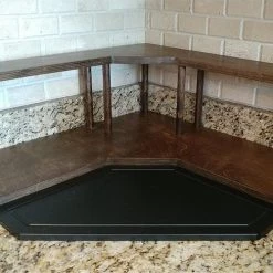 Flash Sale 🌟 Bars Counter Caddies™ - Stained Finish - CORNER Shelf - Barista Theme 👏 12 Flash Sale 🌟 Bars Counter Caddies™ - Stained Finish - CORNER Shelf - Barista Theme 👏 -Bars Shop coffee stained corner pln web1 800x