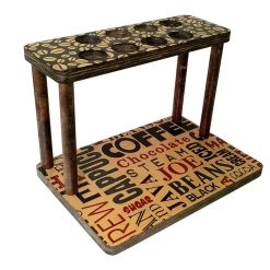 Flash Sale 🥰 Bars Counter Caddies™ - BARISTA Theme - 12" STRAIGHT Shelf W/ K-Cup Holes 👏 9 Flash Sale 🥰 Bars Counter Caddies™ - BARISTA Theme - 12" STRAIGHT Shelf W/ K-Cup Holes 👏 -Bars Shop coffee straight 12 hole web1 800x