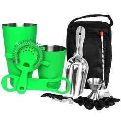 Cheap 🥰 Bars Complete Bartenders Tote With V-Rod® Bottle Opener Set 🥰 17 Cheap 🥰 Bars Complete Bartenders Tote With V-Rod® Bottle Opener Set 🥰 -Bars Shop complete bar set neon green v rod set 500 800x