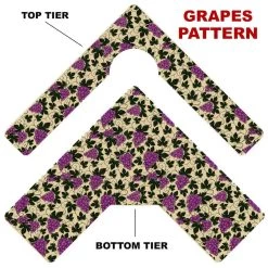 Top 10 😀 Bars CHOOSE YOUR PATTERN - Counter Caddies™ - Corner Unit W/ Trash Can Inset 👍 -Bars Shop corner caddy t pattern design grapes 800x