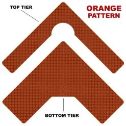 Top 10 😀 Bars CHOOSE YOUR PATTERN - Counter Caddies™ - Corner Unit W/ Trash Can Inset 👍 -Bars Shop corner caddy t pattern design orange 800x