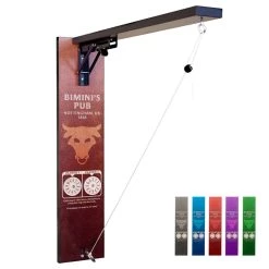 Wholesale ✔️ Bars CUSTOMIZABLE Wall Mounted Folding Ring Toss - Bull - Multiple Colors Available! 🌟