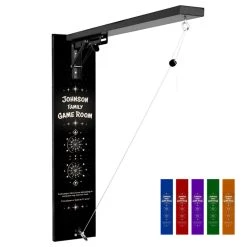Budget 👏 Bars CUSTOMIZABLE Wall Mounted Folding Ring Toss - Game Room - Multiple Colors Available! 🎁