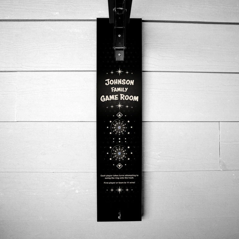 Budget 👏 Bars CUSTOMIZABLE Wall Mounted Folding Ring Toss - Game Room - Multiple Colors Available! 🎁 5 Budget 👏 Bars CUSTOMIZABLE Wall Mounted Folding Ring Toss - Game Room - Multiple Colors Available! 🎁 - Image 3