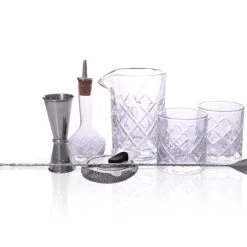 Brand new ⭐ Bars BarConic® Diamond Bar Kit W/13oz Mixing Glass Set 👏