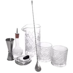New 🎁 Bars BarConic® Diamond Bar Kit W/22oz Mixing Glass Set 🌟