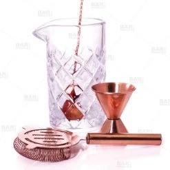 Flash Sale 🎁 Bars BarConic® Copper & Diamond Pattern 22 Oz Mixing Set 🤩