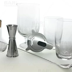 Brand new 🔔 Bars BarConic® Feather Etched Bar Kit W/30oz Stemmed Mixing Glass 😍