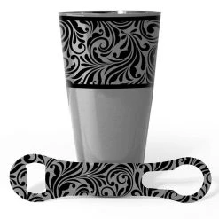 Discount 🎉 Bars Cocktail Shaker / V-Rod® Bartending Set - Floral Swirl - Several Colors 🎉 -Bars Shop floral swirl shaker set ss web 1 800x