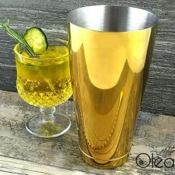 Best Pirce 😉 Bars Olea™ 8 Pieced Bar Set - Gold Plated 🌟 -Bars Shop gold cocktail 800x