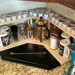 Best Pirce 🛒 Bars CHOOSE YOUR PATTERN - Counter Caddies™ - Corner Unit W/ K-Cup Holes 👍 36 Best Pirce 🛒 Bars CHOOSE YOUR PATTERN - Counter Caddies™ - Corner Unit W/ K-Cup Holes 👍 -Bars Shop lg cc crnr holes trsh rollover 1 800x