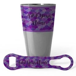 Top 10 💯 Bars Cocktail Shaker And V-Rod® Bar Set - Mermaid - Color Options 🌟 -Bars Shop lg sh vr set mer pur add your name mermaid scales bar set purple 800x
