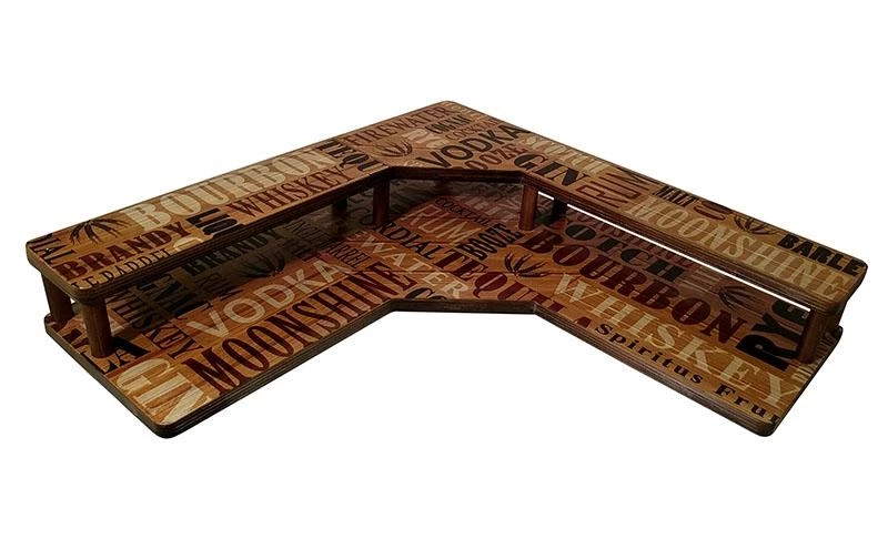 Best deal 😀 Bars Counter Caddies™ - LIQUOR Theme - CORNER Shelf 🎁 7 Best deal 😀 Bars Counter Caddies™ - LIQUOR Theme - CORNER Shelf 🎁 - Image 6