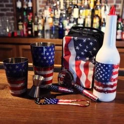 Coupon 🤩 Bars USA Flag Bartender Set ✨ -Bars Shop merica bar tool set bar products 4 800x