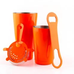 Brand new ❤️ Bars Neon 4 Piece Bar Set With V-Rod® - (Color Options) 🎉 -Bars Shop neon orange bar set clean 800x