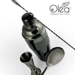 Top 10 ⭐ Bars Olea™ 4 Piece Bar Set - Gunmetal Black With Bar Spoon Tip Option ❤️ 14 Top 10 ⭐ Bars Olea™ 4 Piece Bar Set - Gunmetal Black With Bar Spoon Tip Option ❤️ -Bars Shop olea bar set black bpc 4 800x