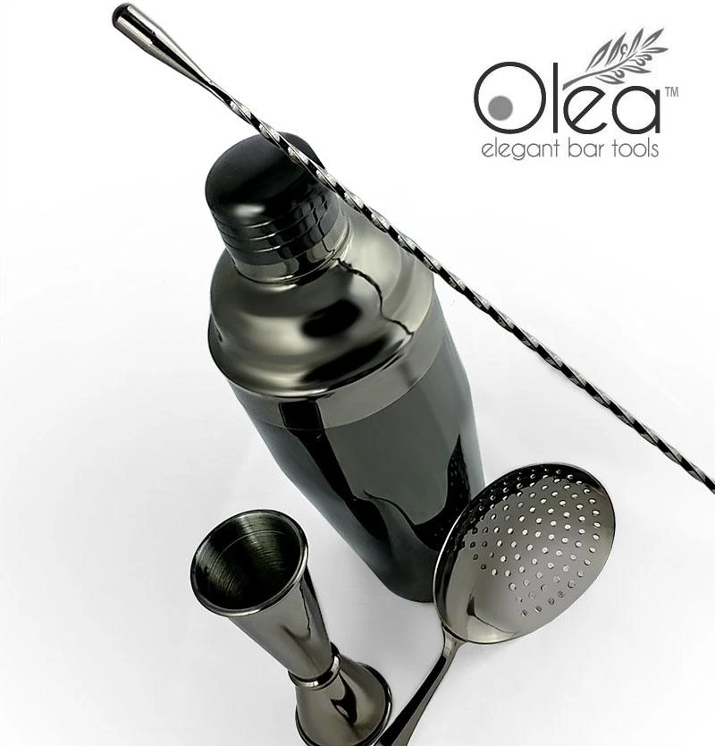 Top 10 ⭐ Bars Olea™ 4 Piece Bar Set - Gunmetal Black With Bar Spoon Tip Option ❤️ 6 Top 10 ⭐ Bars Olea™ 4 Piece Bar Set - Gunmetal Black With Bar Spoon Tip Option ❤️ - Image 4