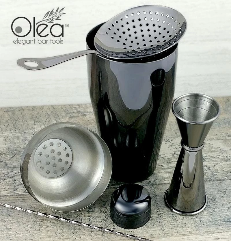 Top 10 ⭐ Bars Olea™ 4 Piece Bar Set - Gunmetal Black With Bar Spoon Tip Option ❤️ 4 Top 10 ⭐ Bars Olea™ 4 Piece Bar Set - Gunmetal Black With Bar Spoon Tip Option ❤️ - Image 2
